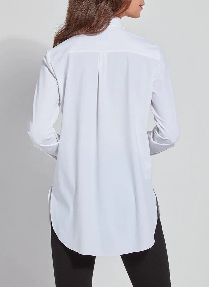 Lysse Schiffer Button Down in White.