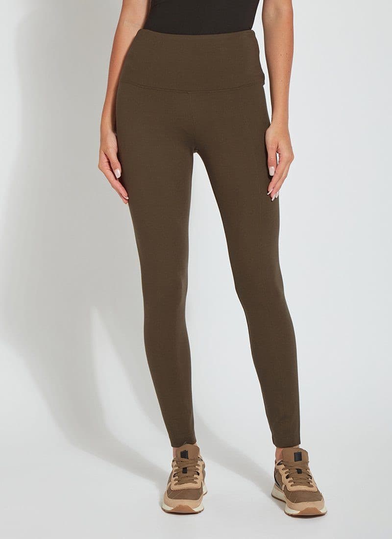 Lysse Signature Center Seam Legging in Deep Olive.