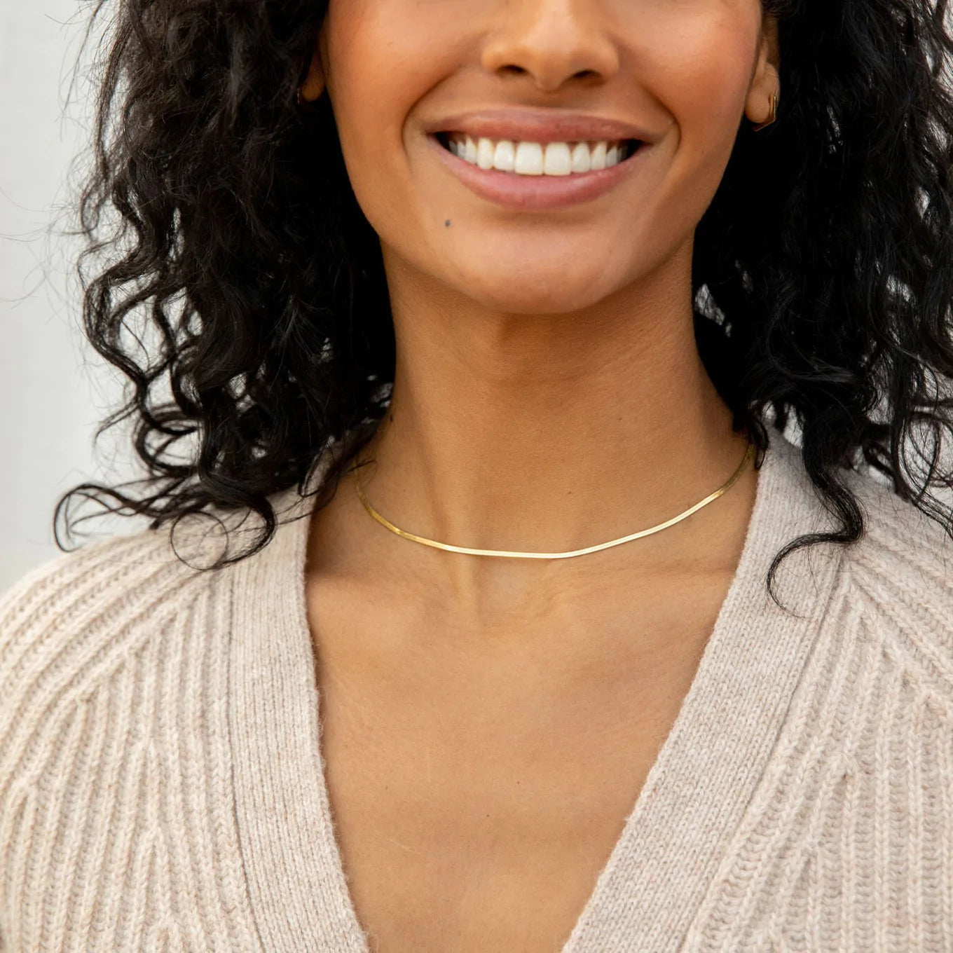 Gorjana Venice Mini Necklace (gold).