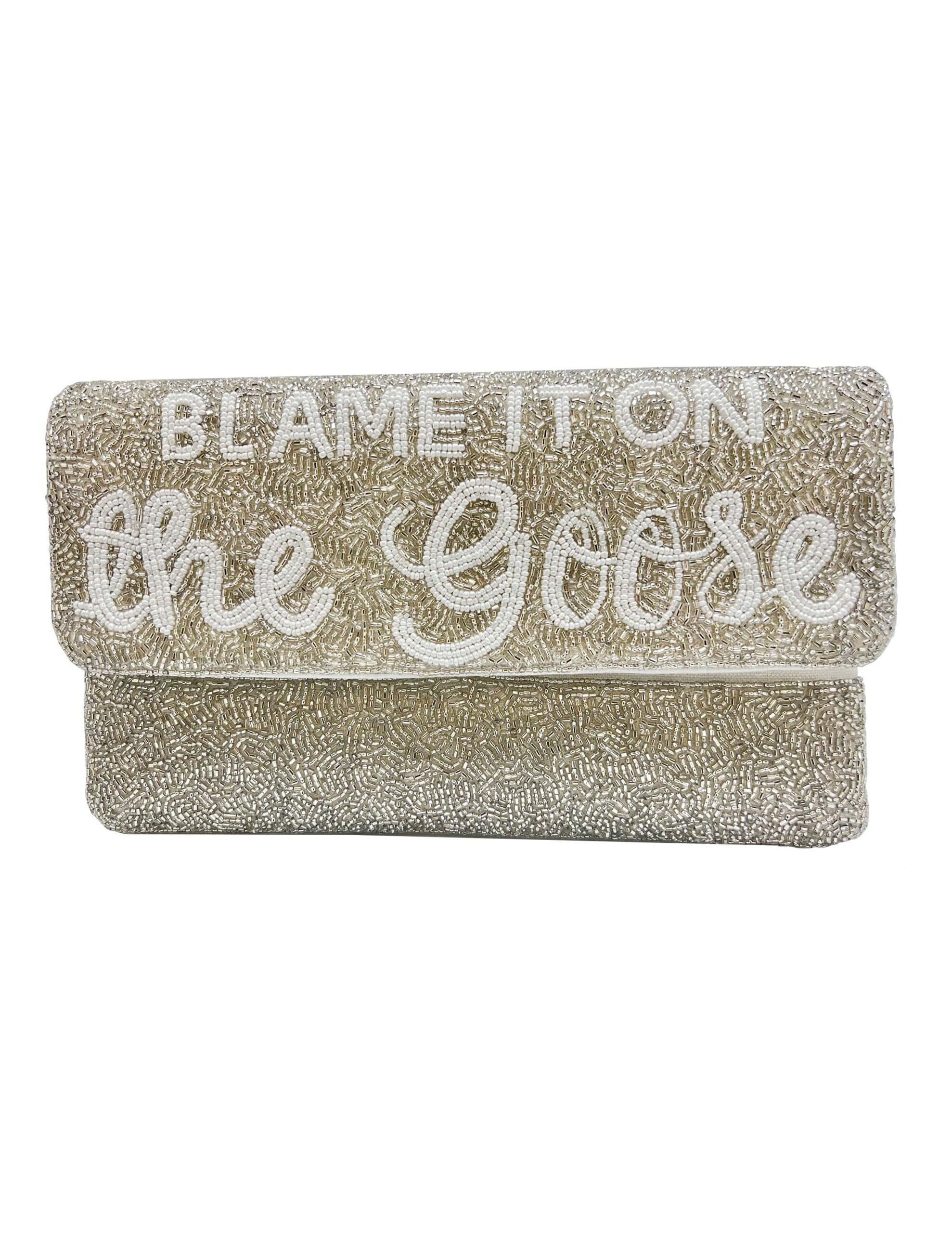 Blame it on the Goose Beaded Clutch.