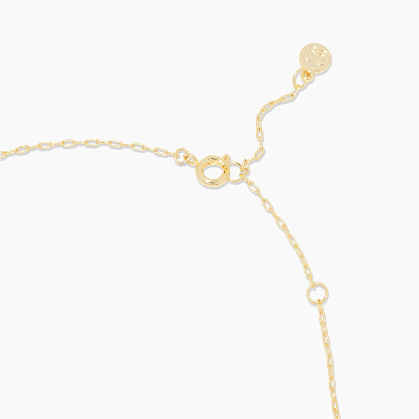 Gorjana Brooks Charm Necklace (gold).