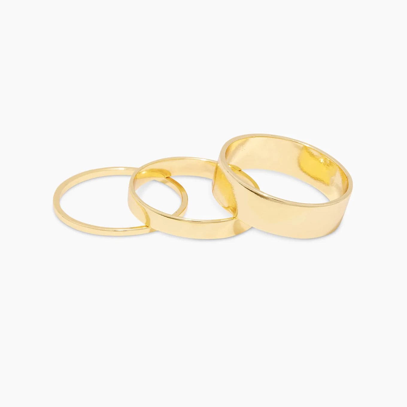 Gorjana Rose Ring Set of 3.