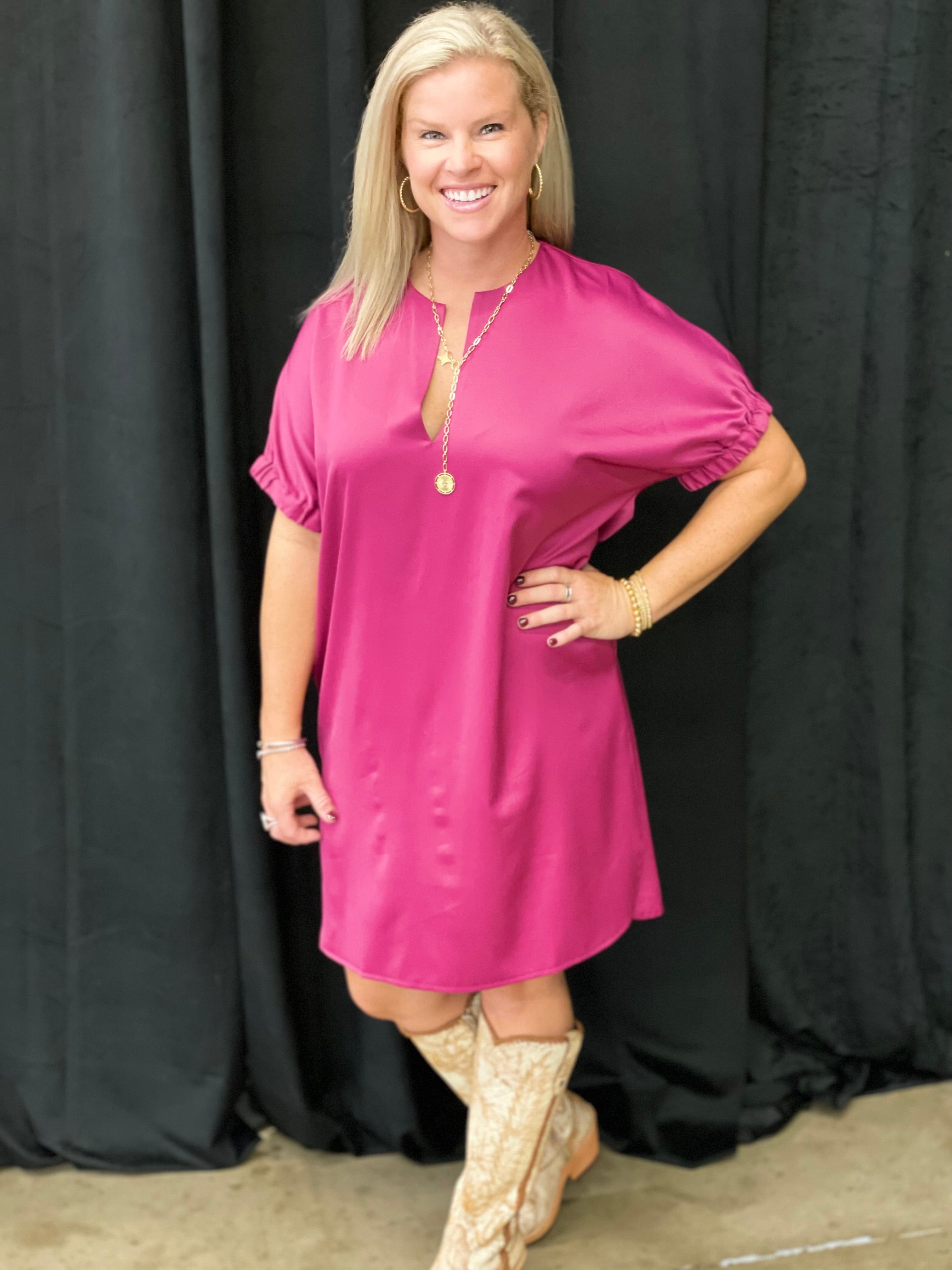 Betsy Dress in Punch.