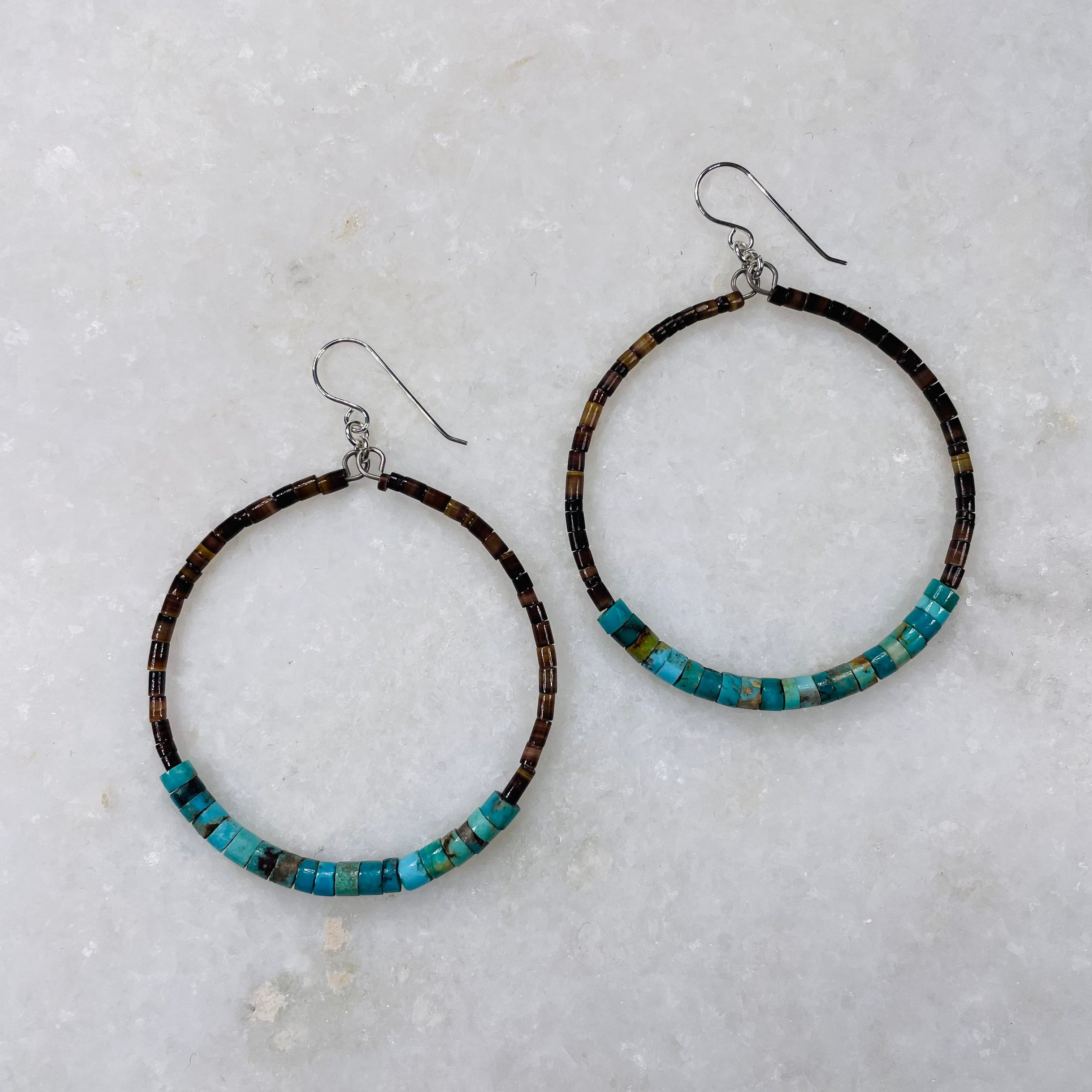 Kingman Turquoise Earrings.