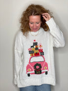 Wooden Ships Wonderful Christmas Crew Sweater.