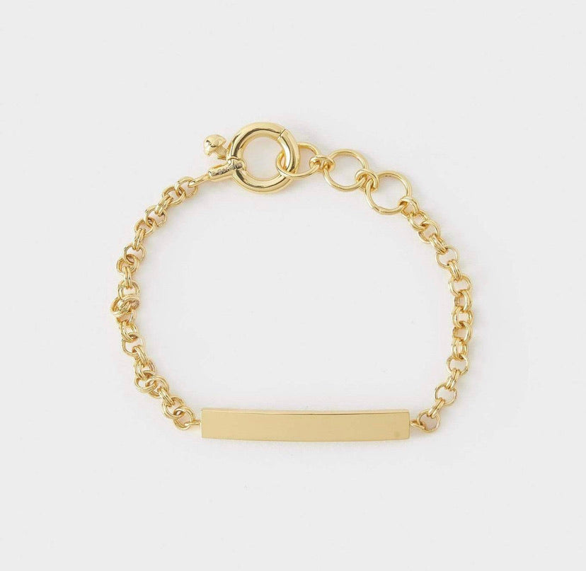 Lou Tag Bracelet (gold).