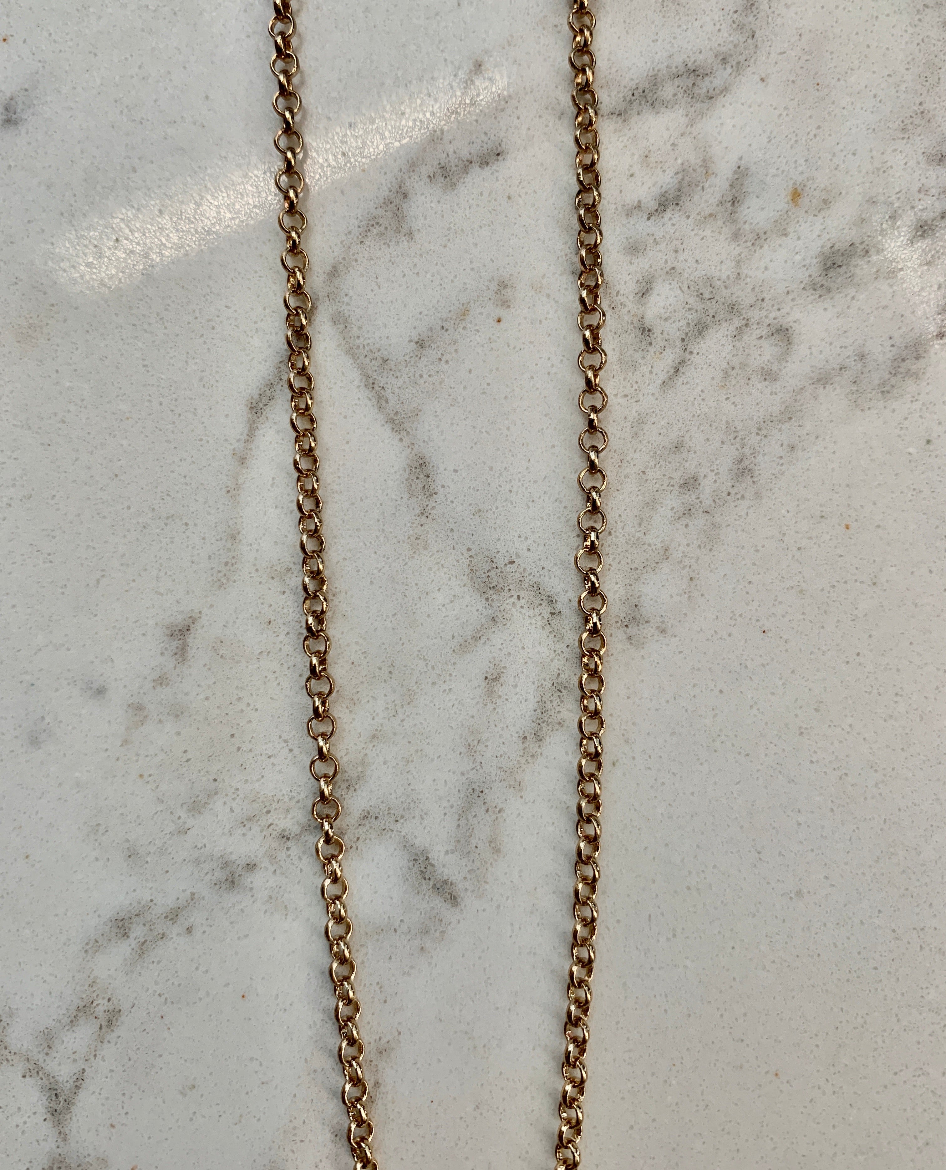 O Ring Chain Link Necklace.