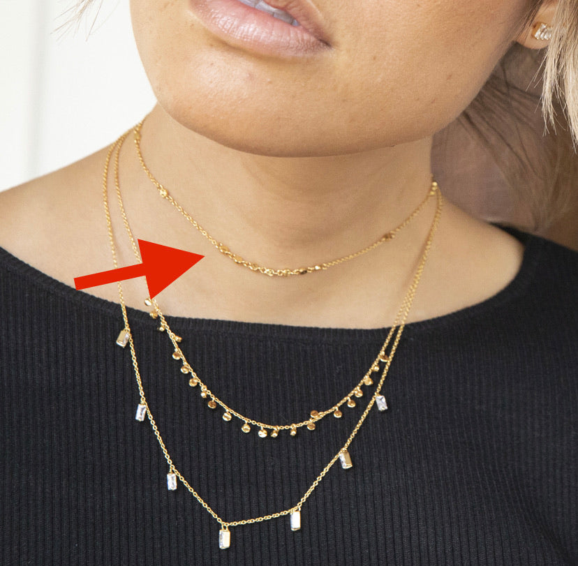 Chloe Mini Choker (gold).