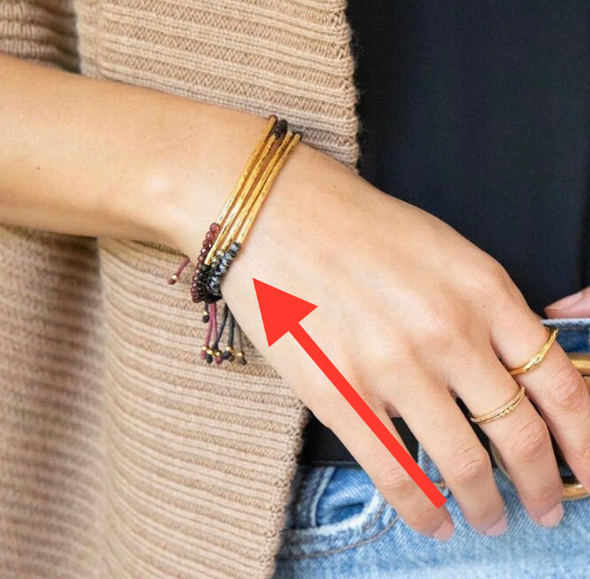 Power Gemstone Bracelet for Strength.