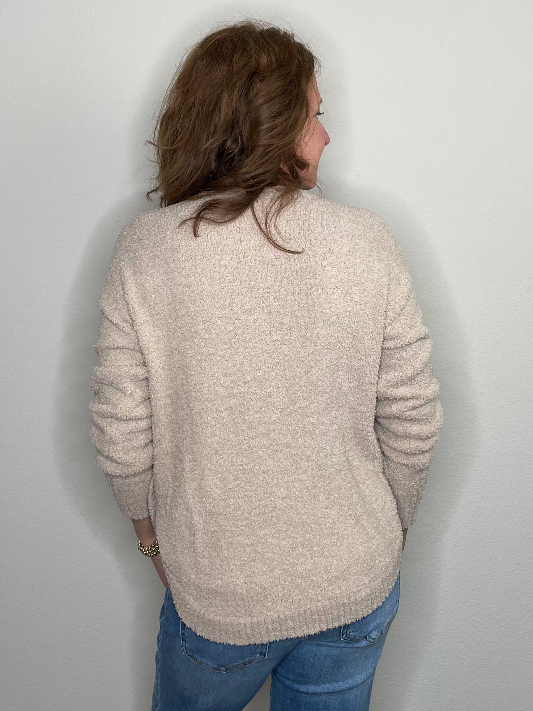 Plush Side Button Crew.