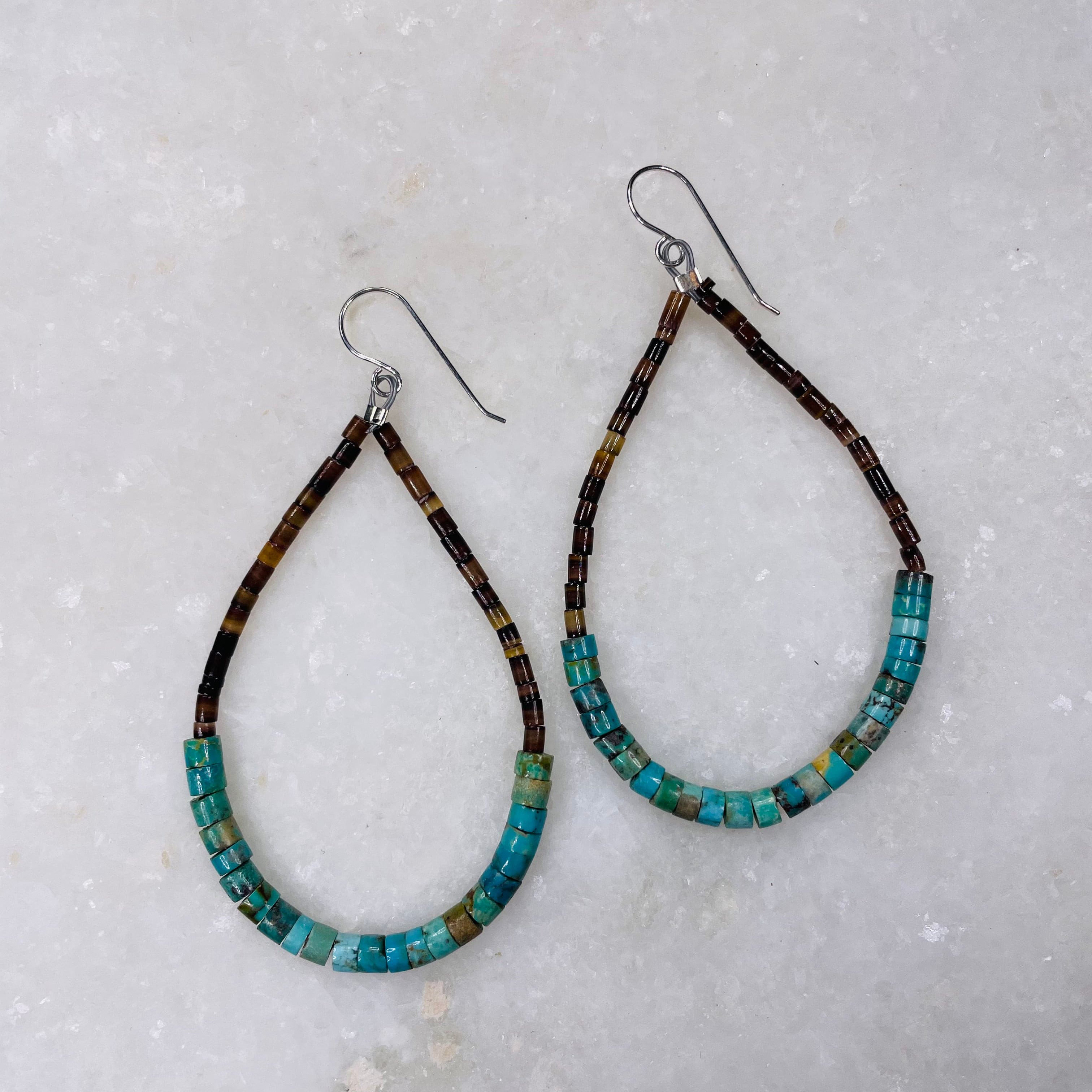 Kingman Turquoise Earrings.