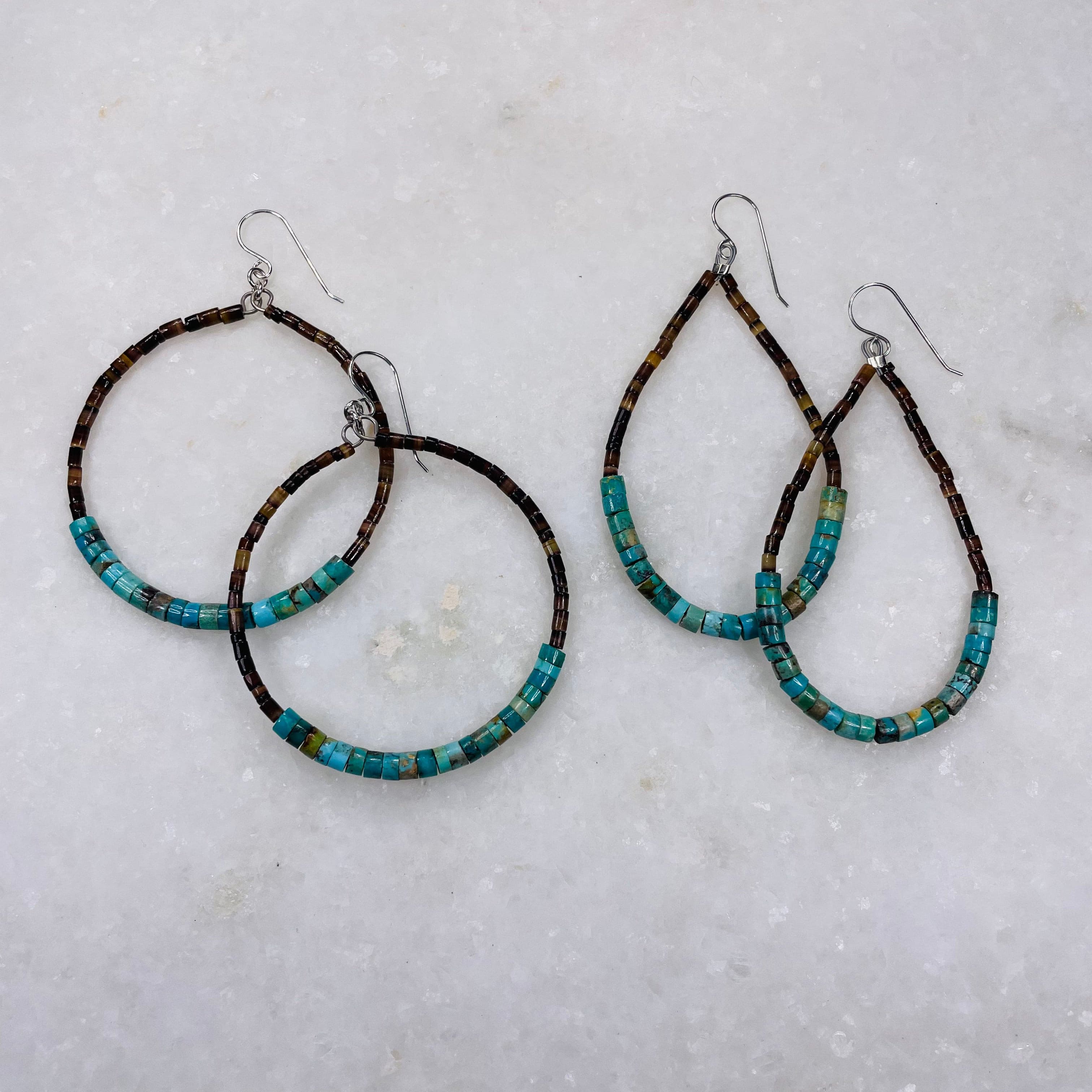 Kingman Turquoise Earrings.