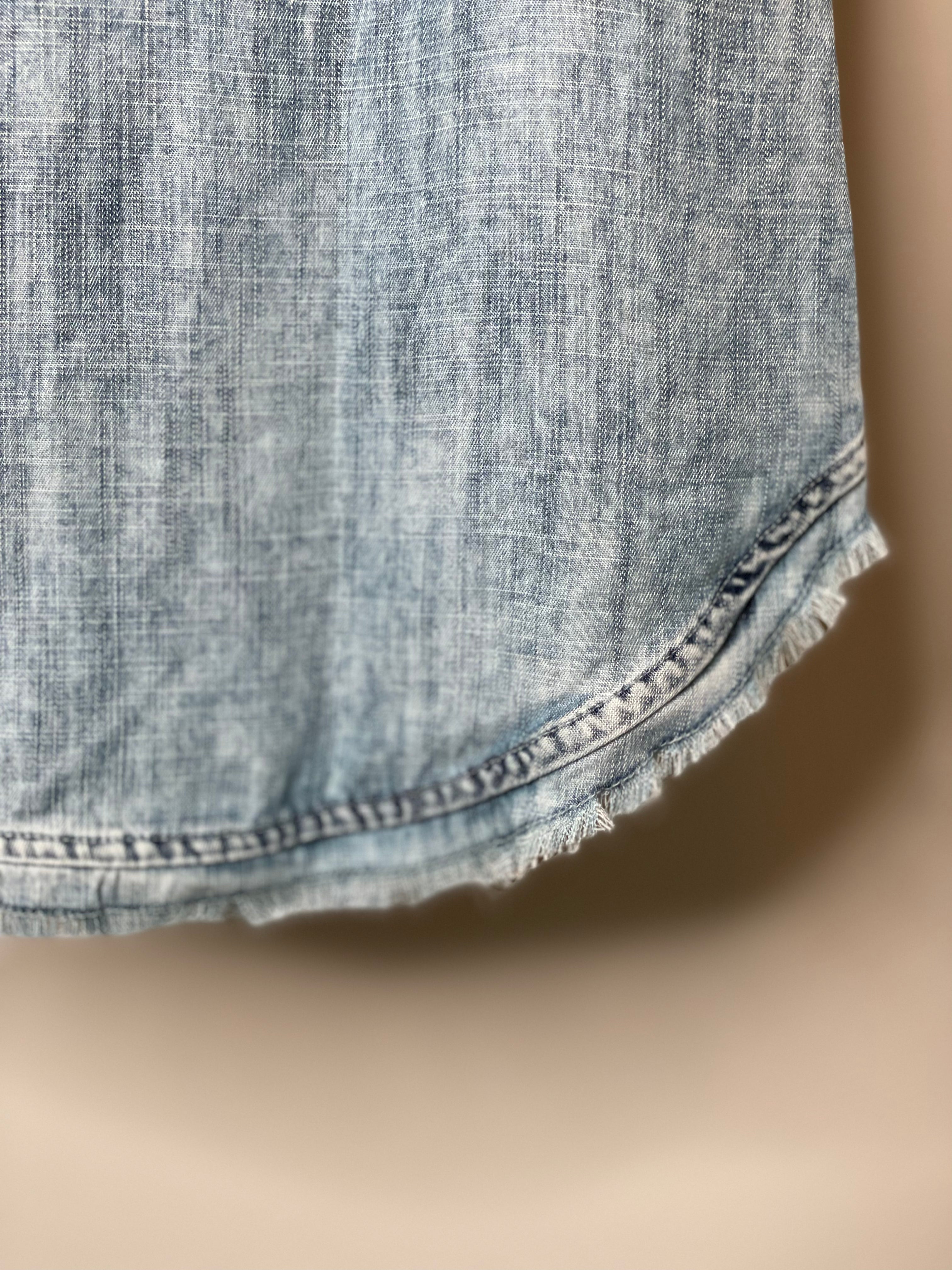 Sister Mary Alys Indigo Top.