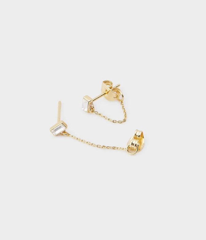 Desi Chain Huggies (gold).