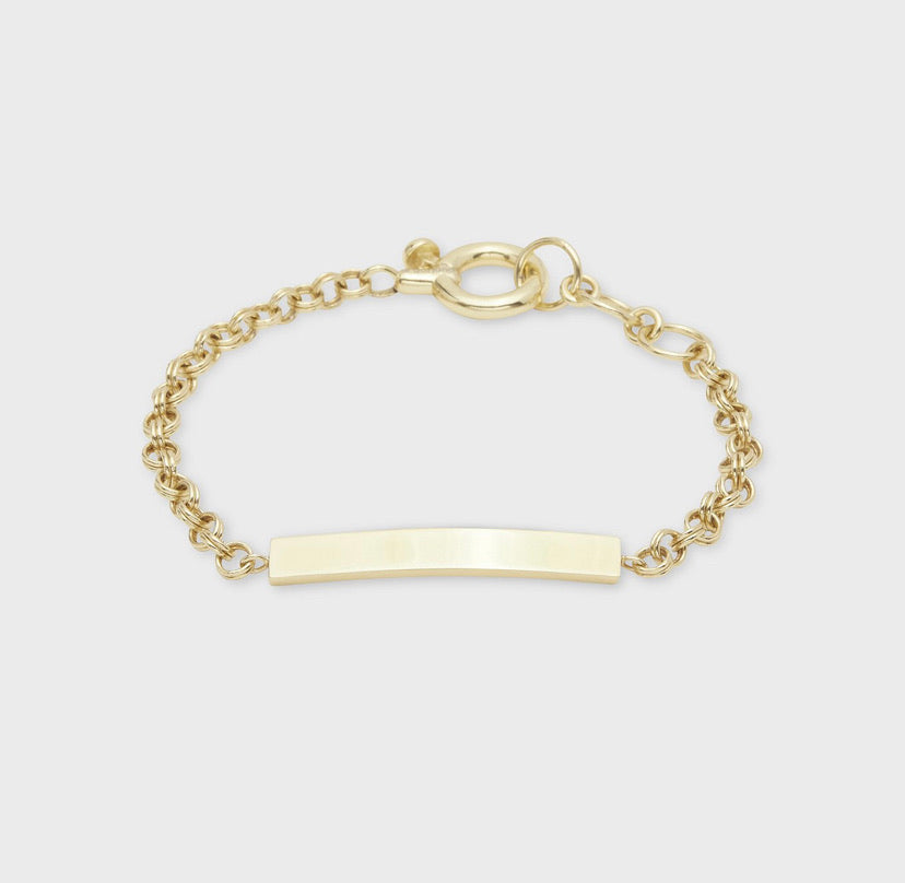 Lou Tag Bracelet (gold).