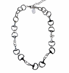 Susan Shaw Horse Bit Necklace in Silver.