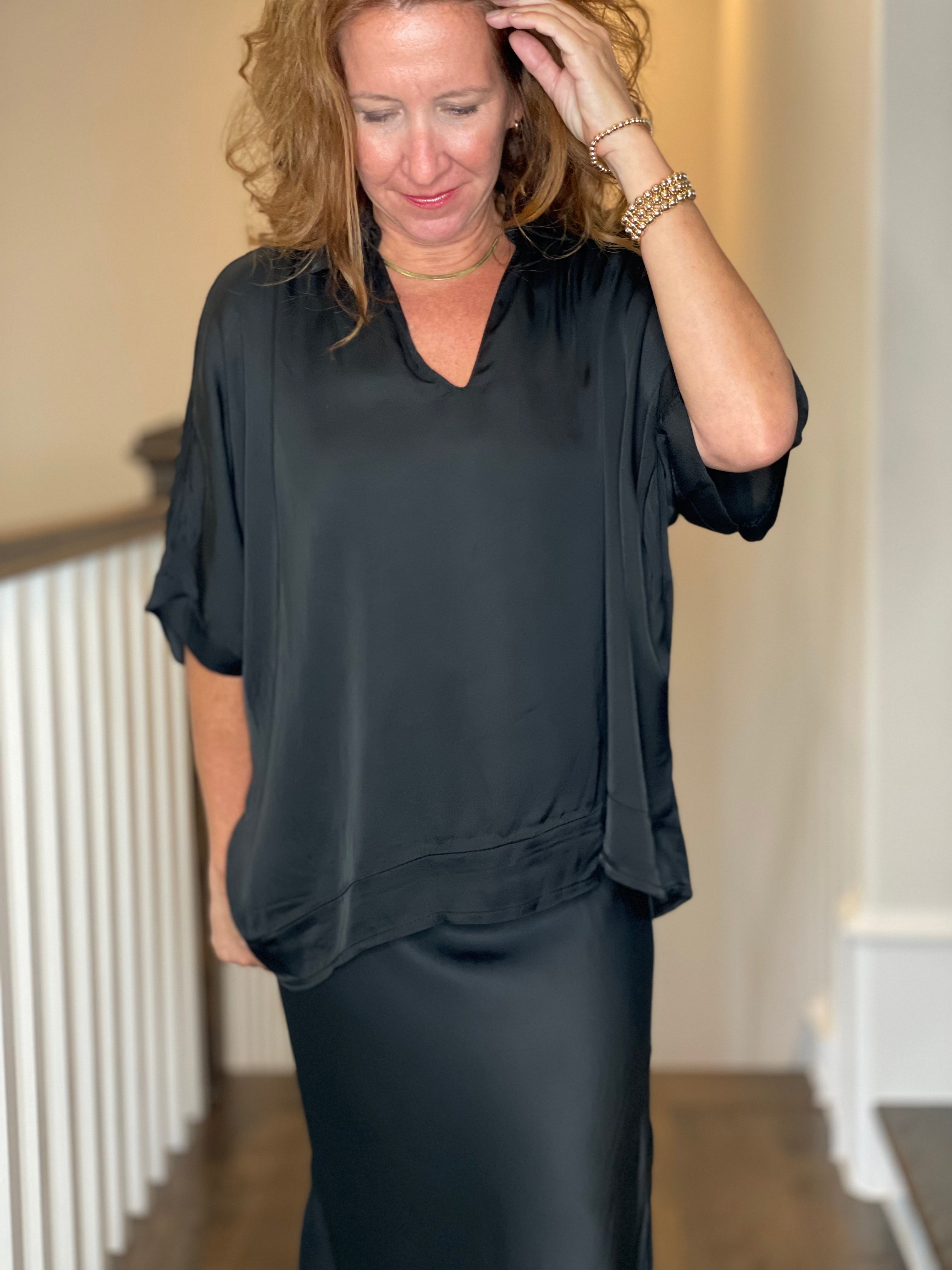 Sofia Acacia Skirt in Black.