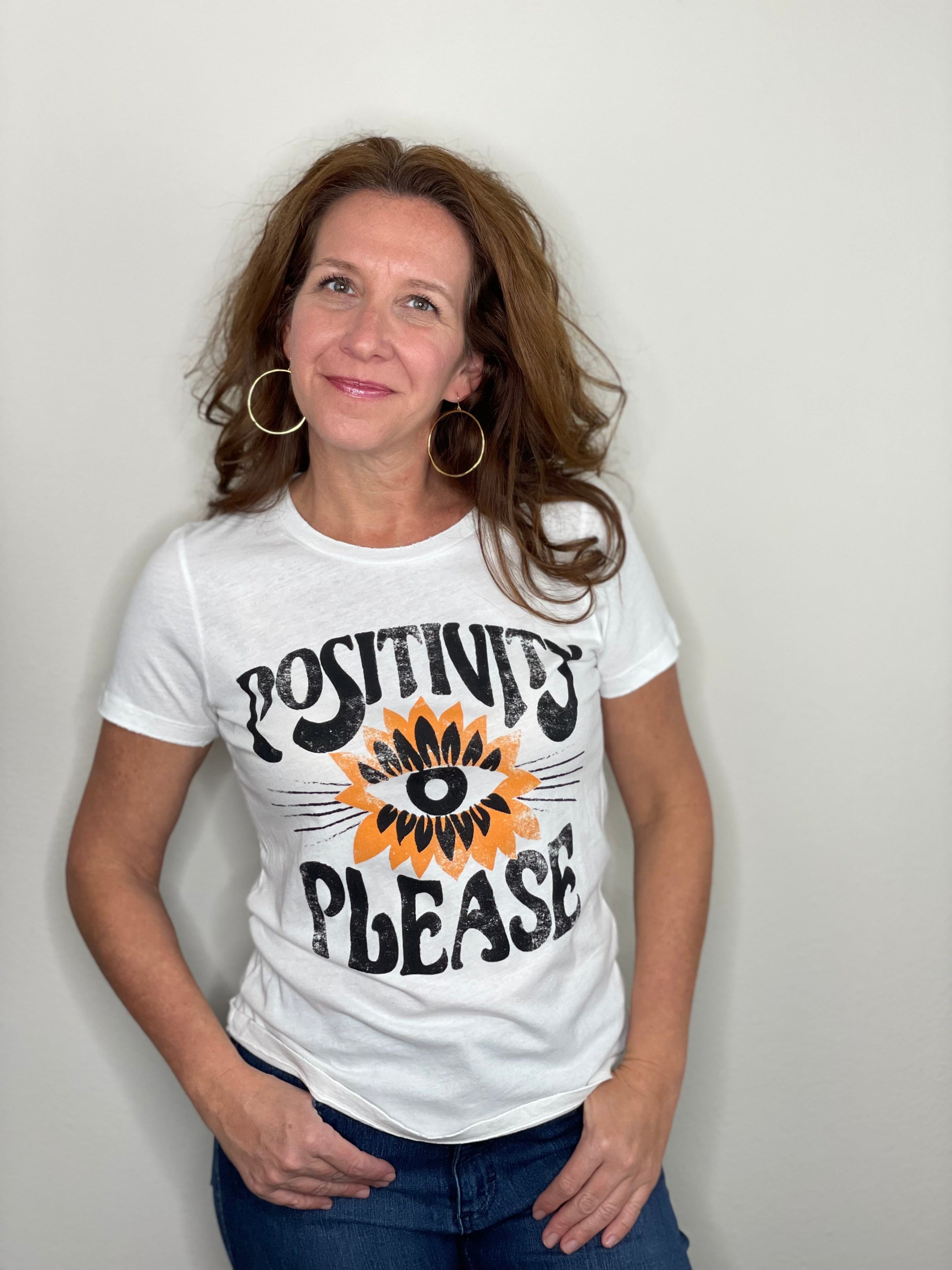 Dazey LA - Positivity Please Tee.