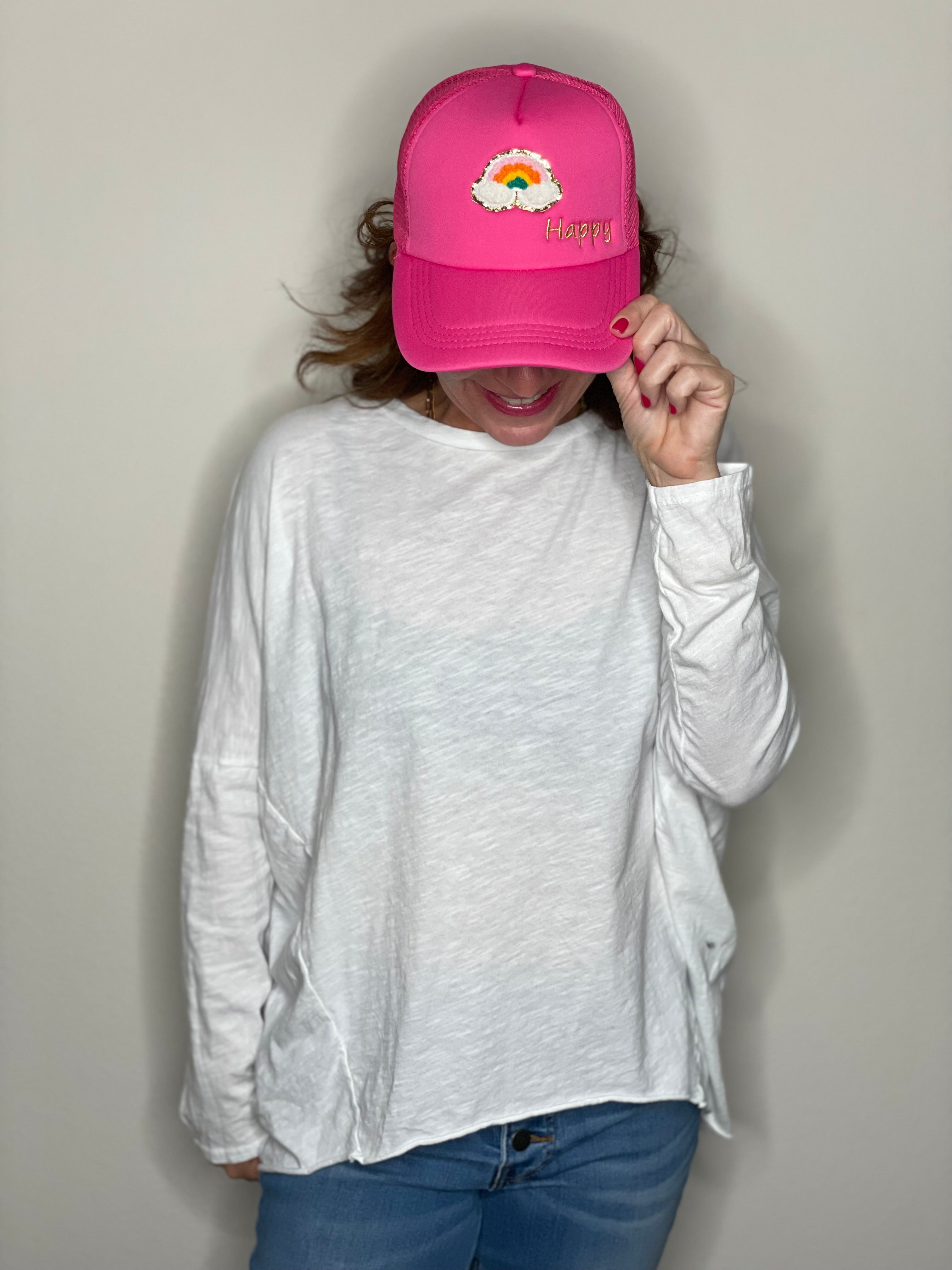 Happy Trucker Hat.