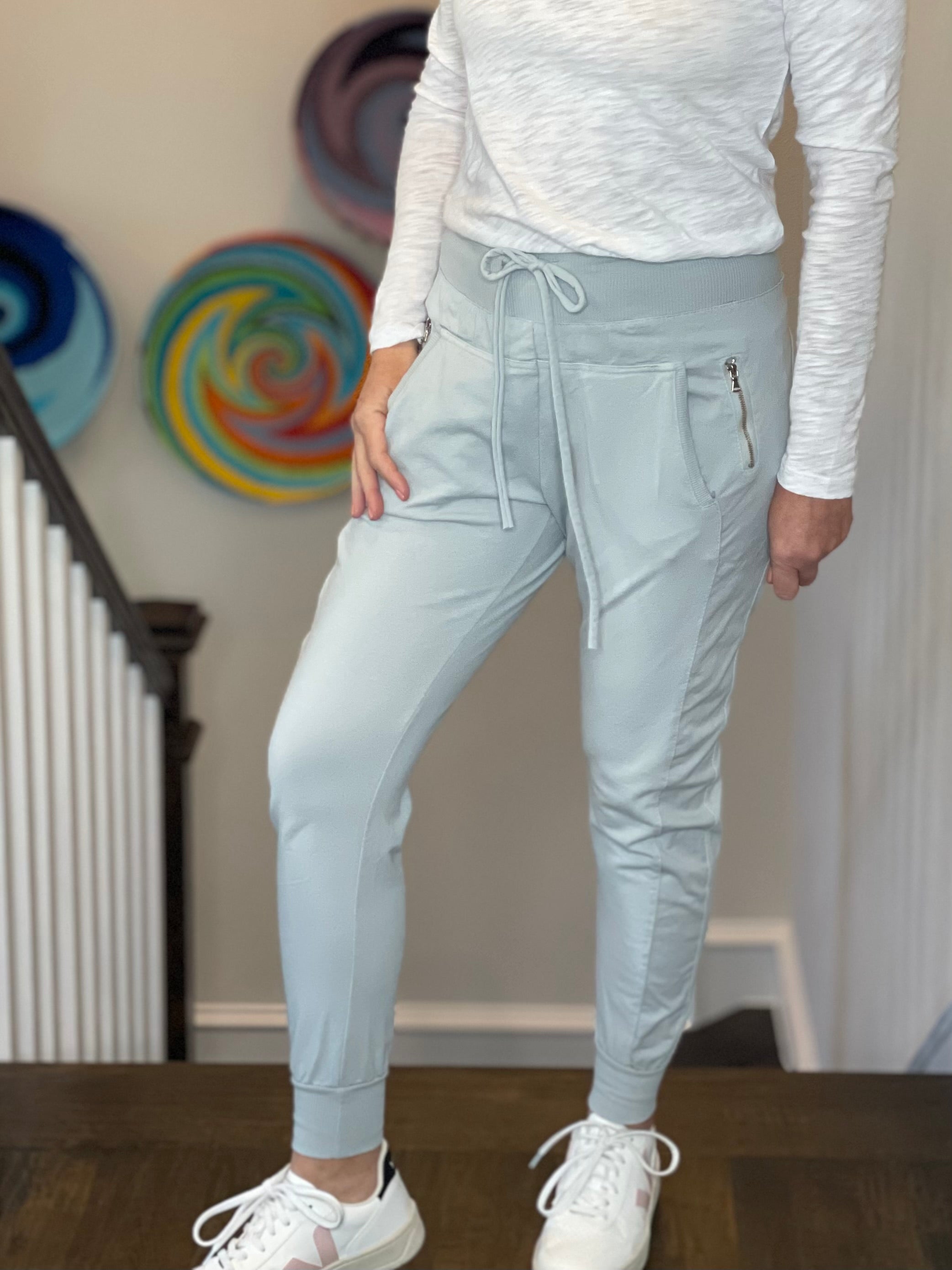 Ultimate Joggers in Light Grey.