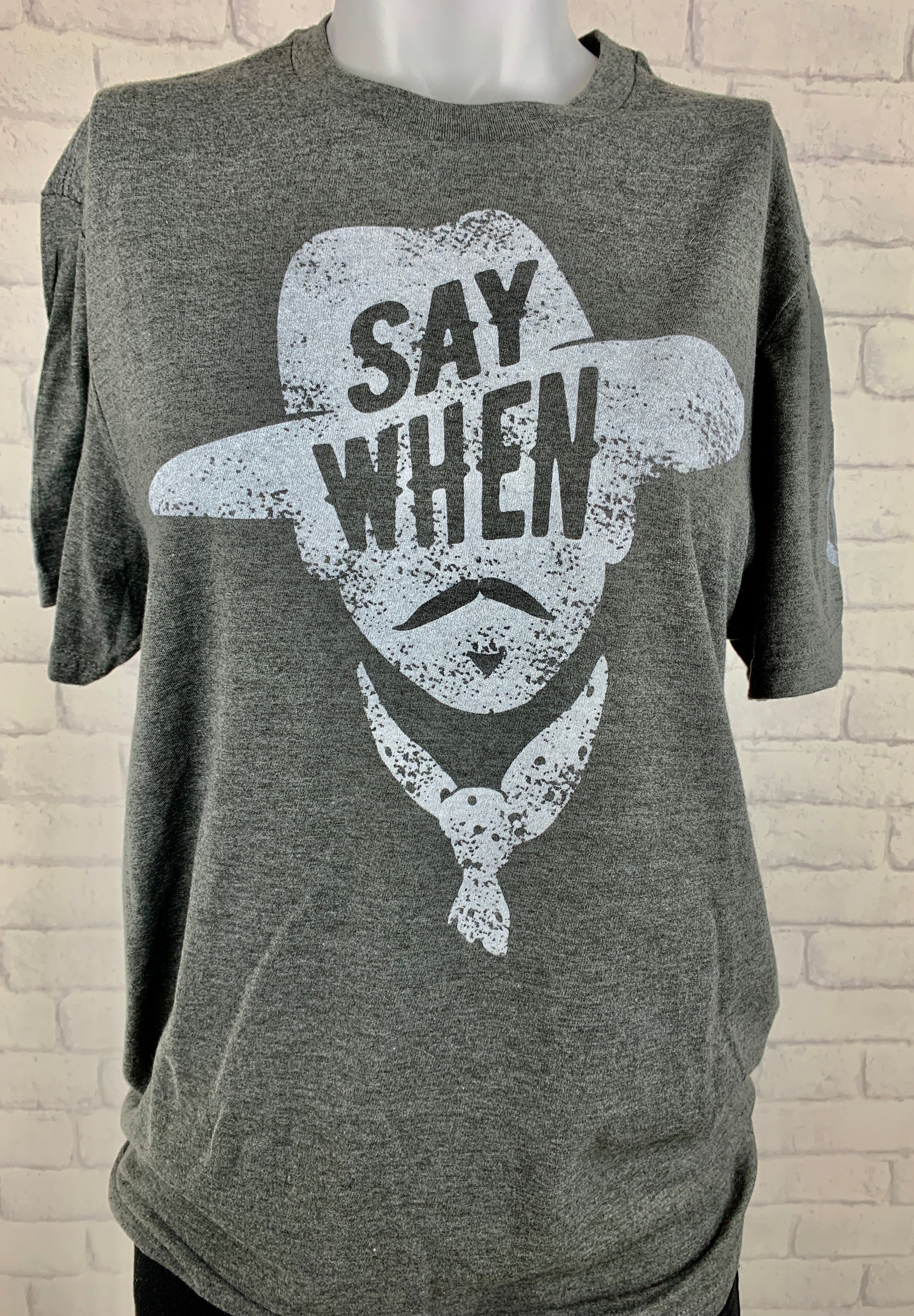 Say When - Vintage Charcoal.