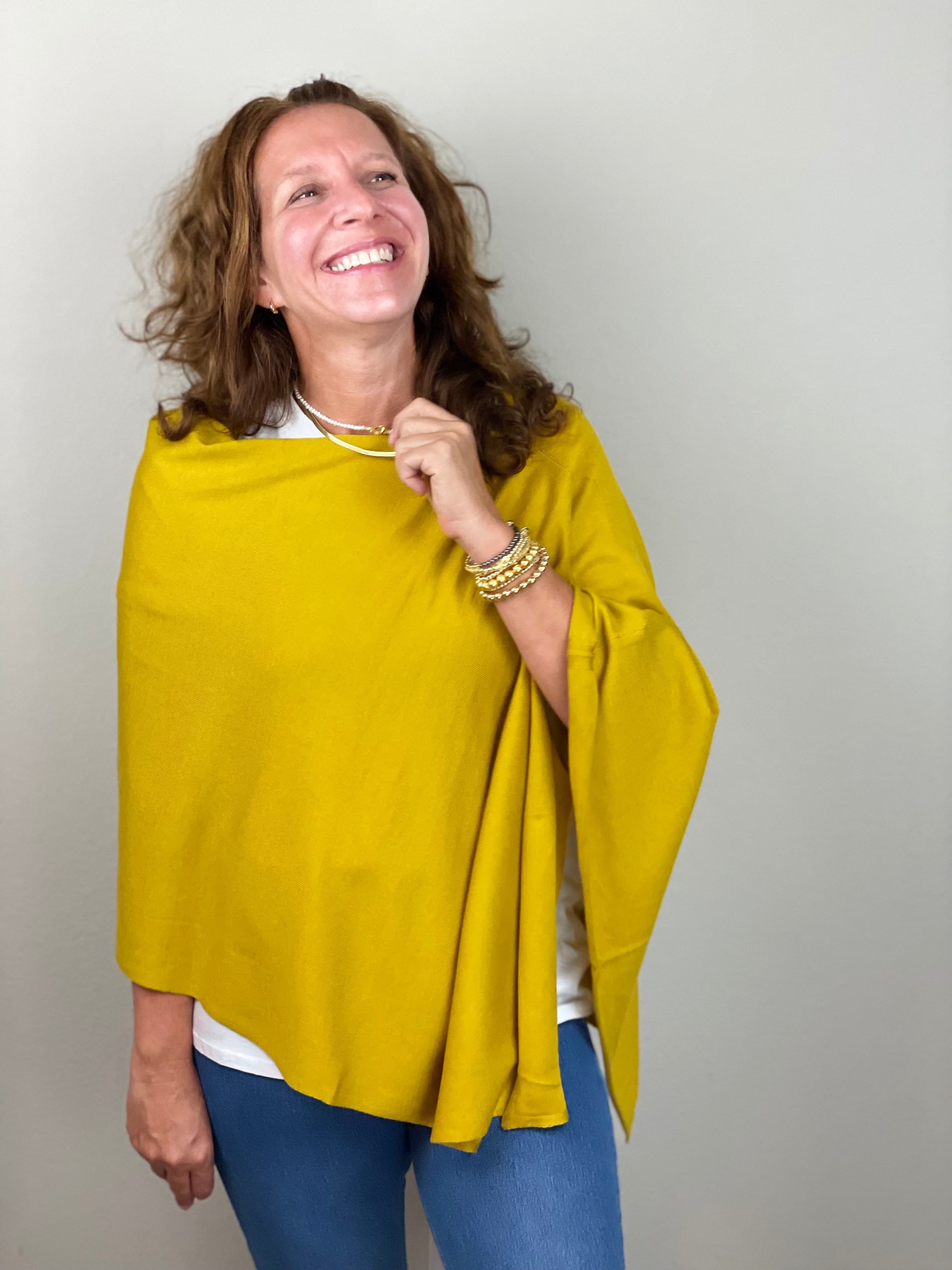 Mustard Eden Poncho.