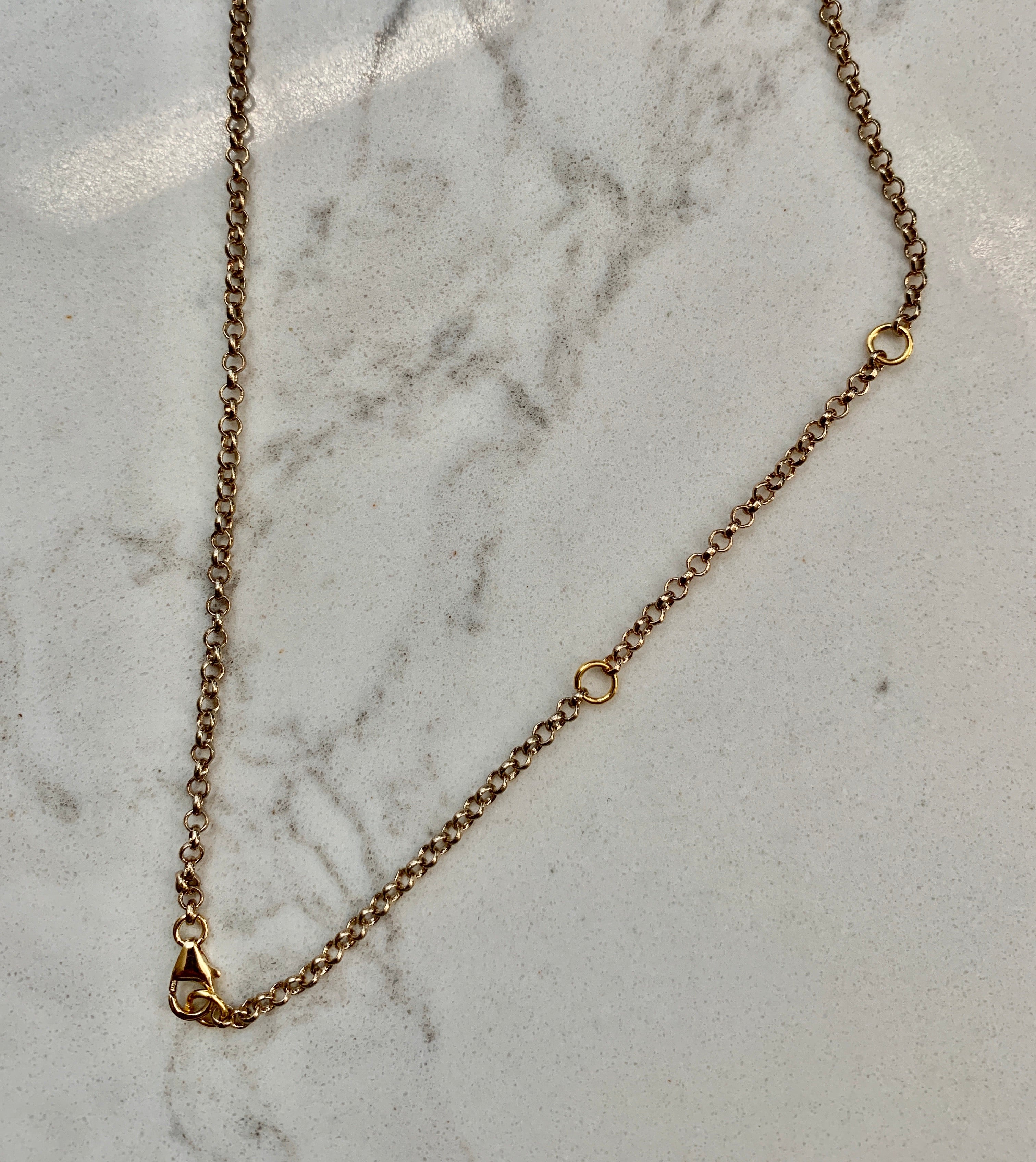 O Ring Chain Link Necklace.