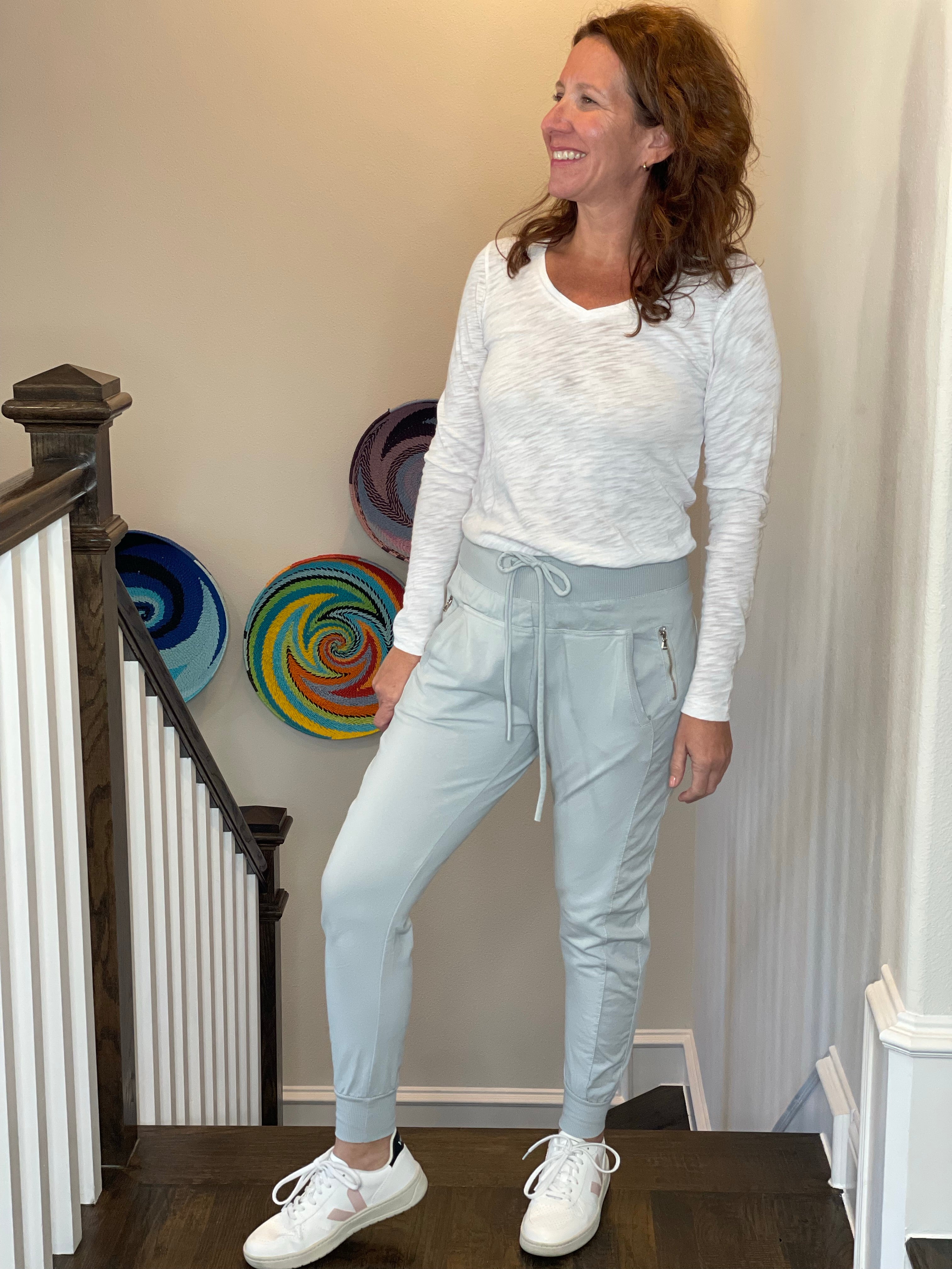 Ultimate Joggers in Light Grey.