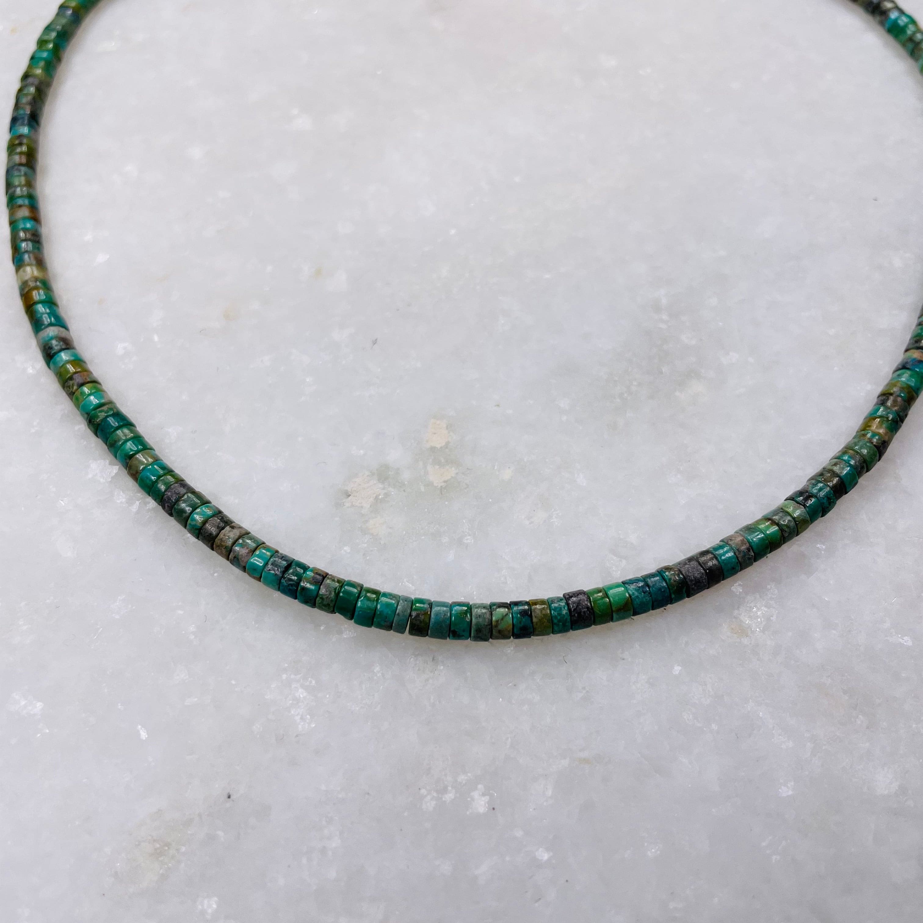Kingman Turquoise Necklace 16".