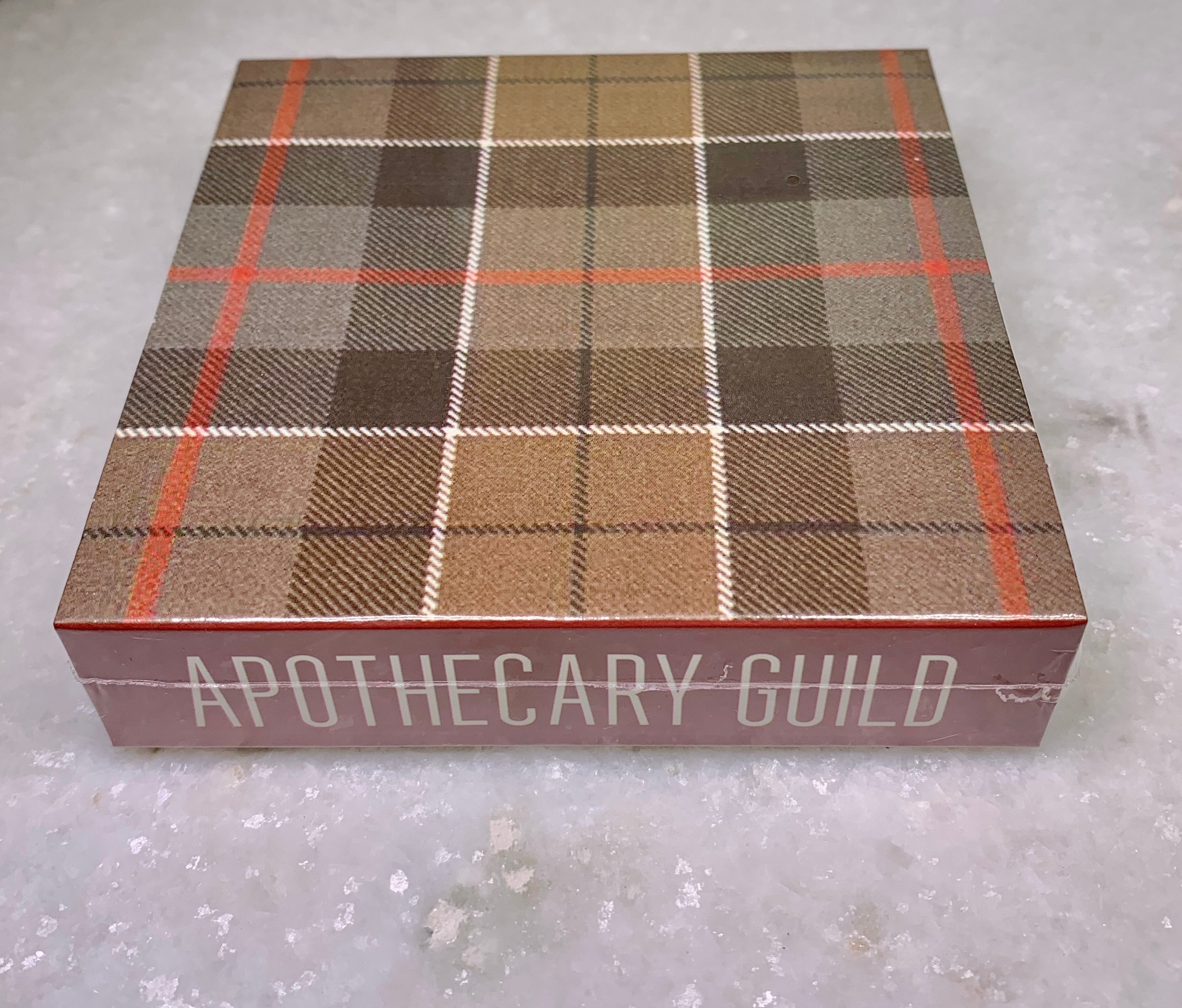 Plaid Designs Match Box.