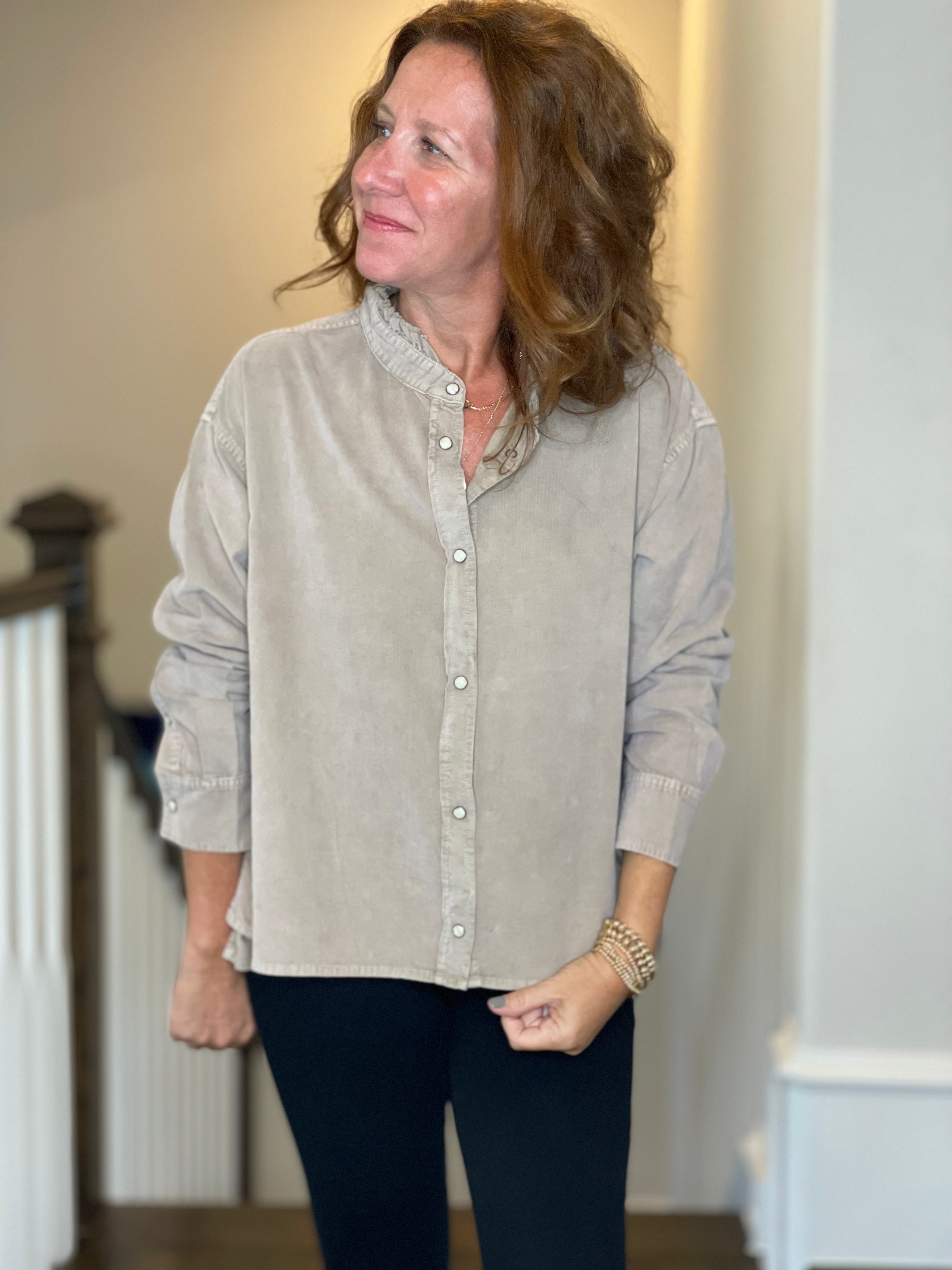 Dylan Corduroy Isabelle Shirt Jacket.