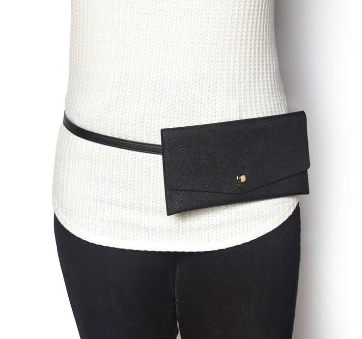 Emma Hip Bag - Black.