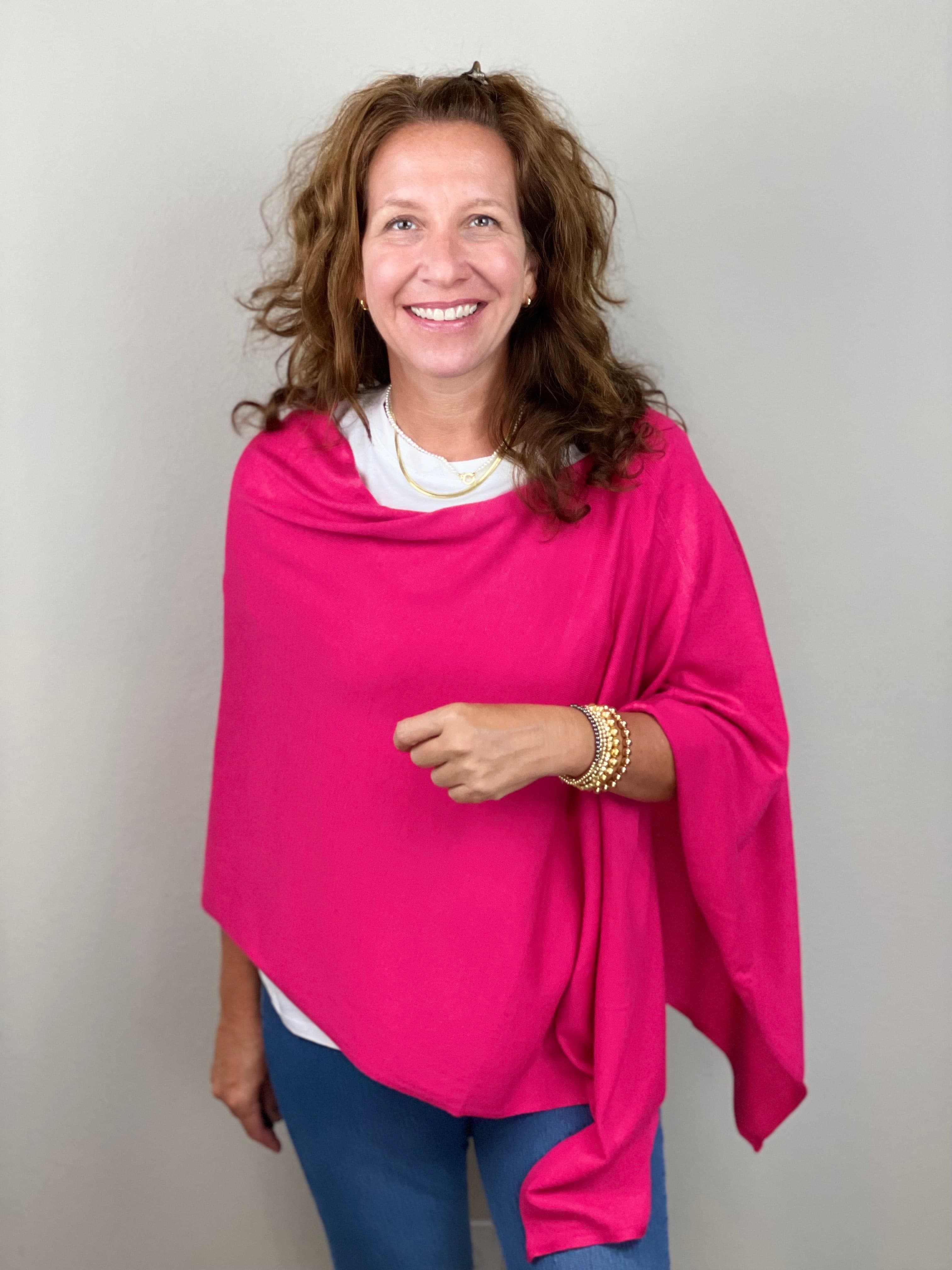 Hot Pink Eden Poncho.