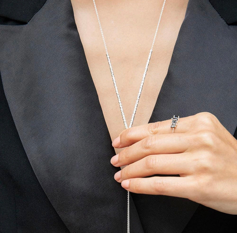 Laguna Adjustable Necklace (silver).