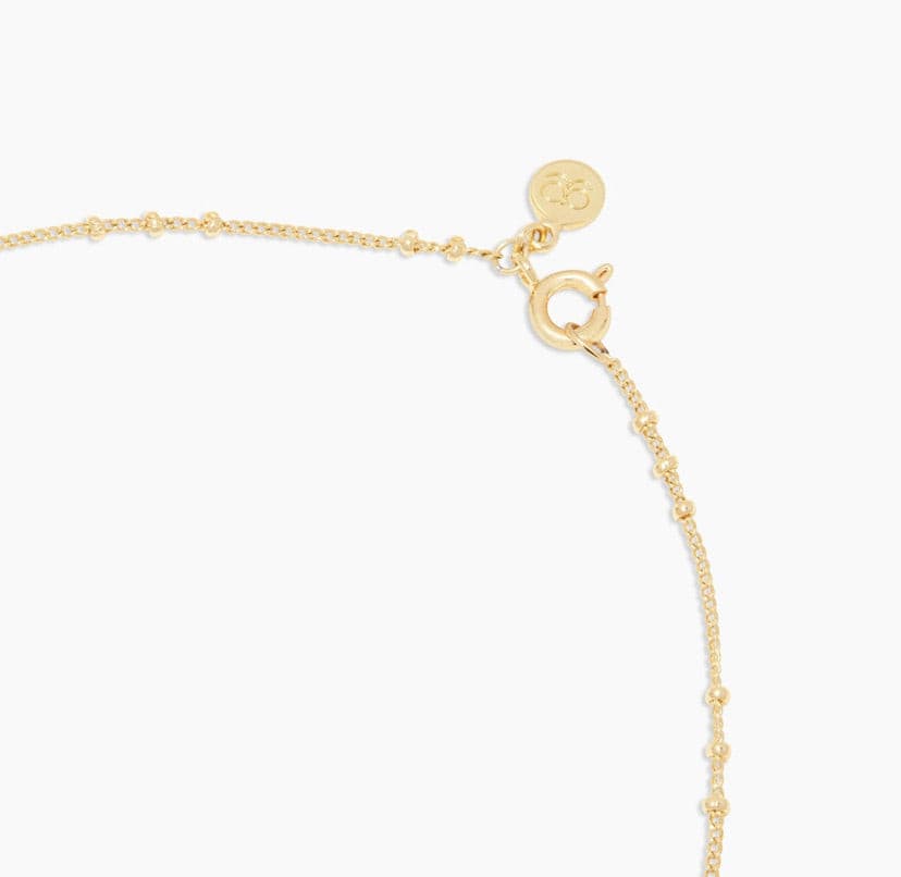 Griffin Dog Tag Necklace (gold).