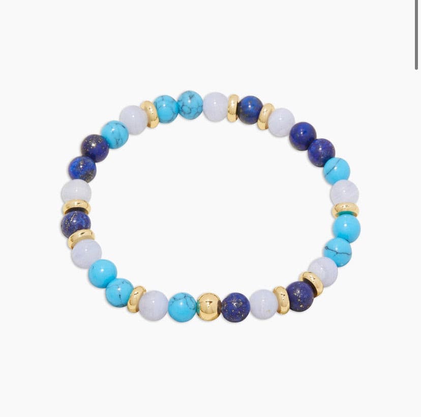 Power Gemstone Mantra Bracelet for Reflection.