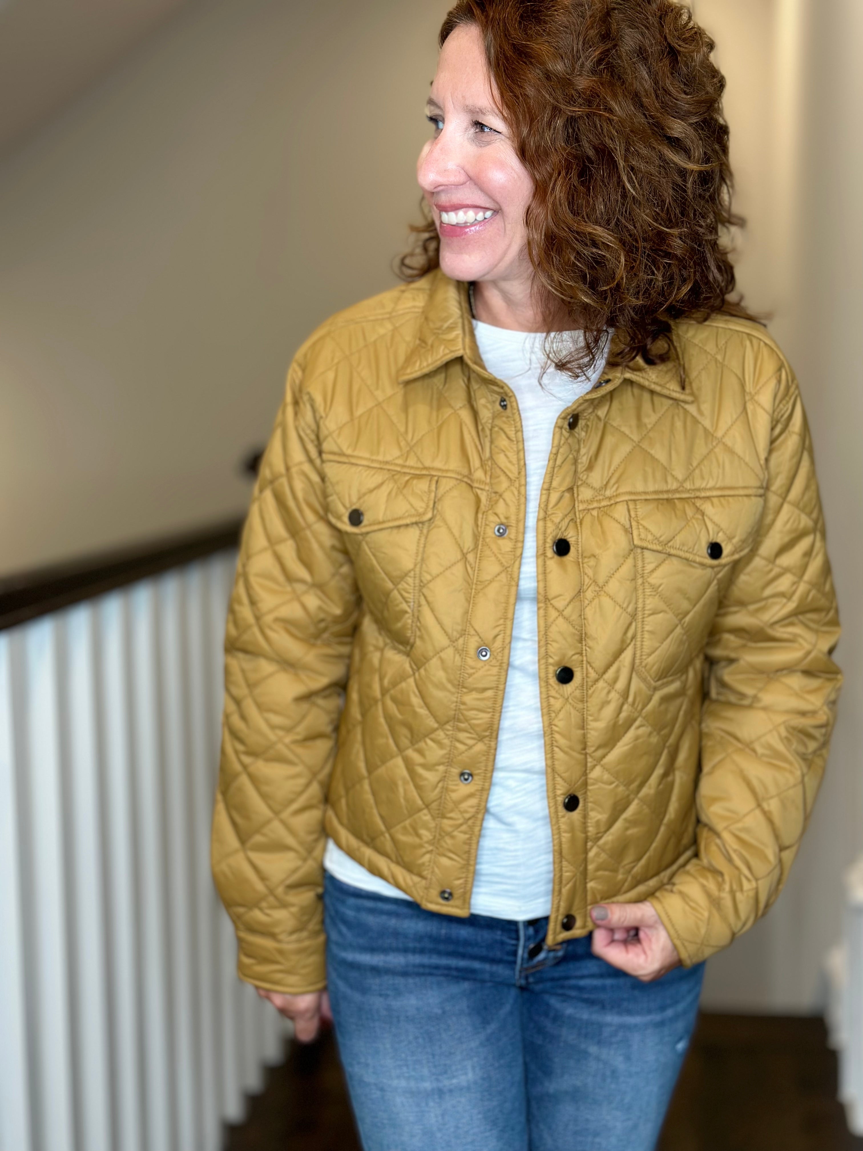 Dylan Hi Lo Ranch Jacket in Gold Rush