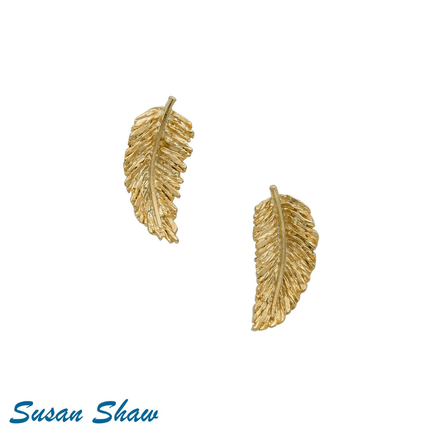 Susan Shaw Laurel Leaf Studs.
