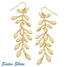 Susan Shaw Gold Vine Earrings.