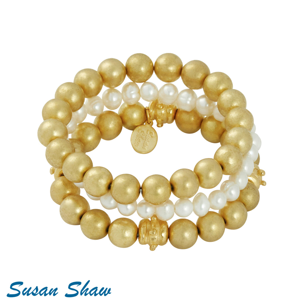 Susan Shaw Stack Bracelets.