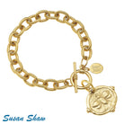 Susan Shaw Bee Intaglio Bracelet.