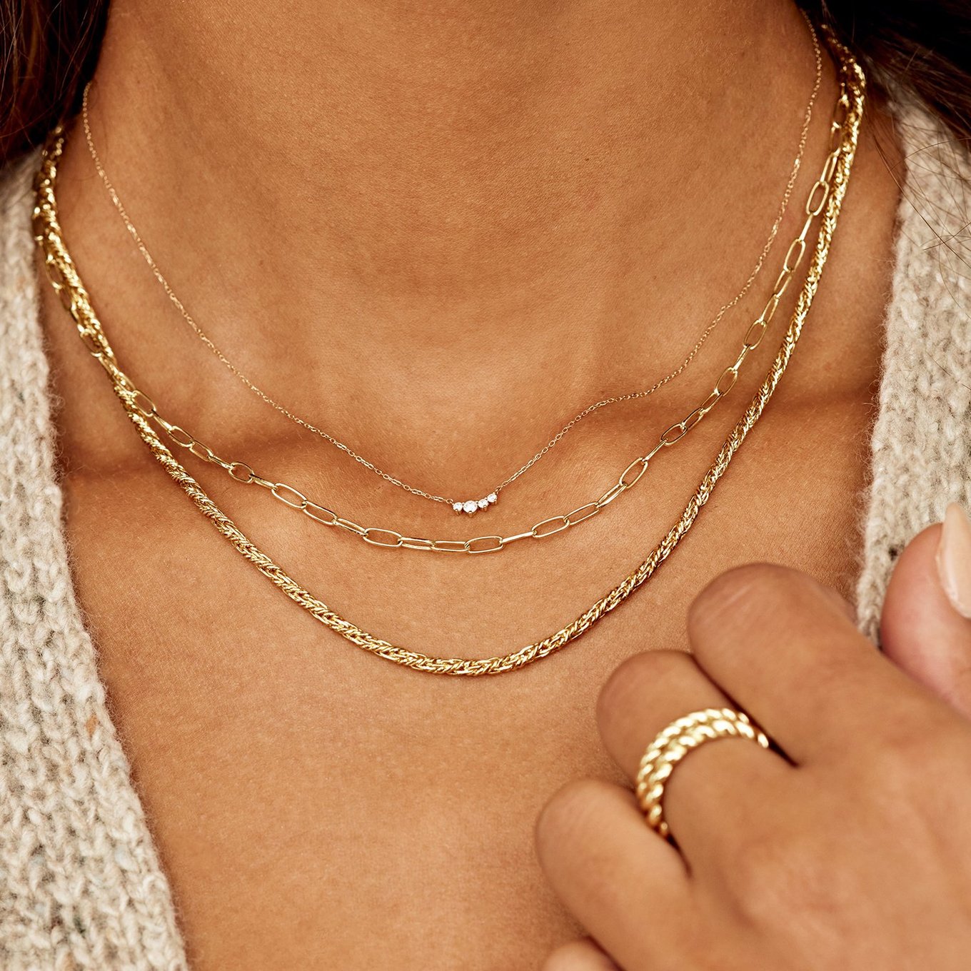 Parker Mini Necklace (gold).