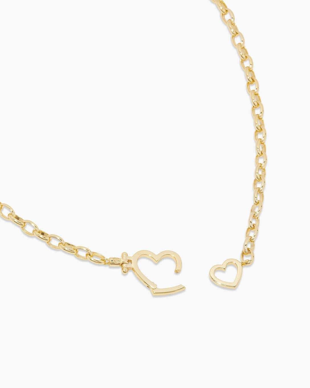 Parker Heart Necklace (Gold).