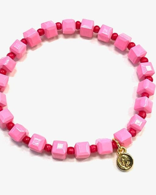 Caryn Lawn Scotti Bracelet in Pink.