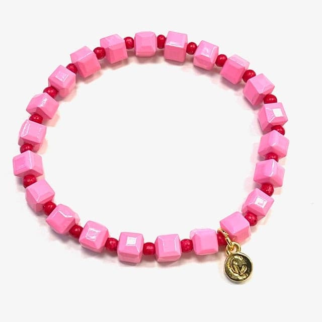 Caryn Lawn Scotti Bracelet in Pink.