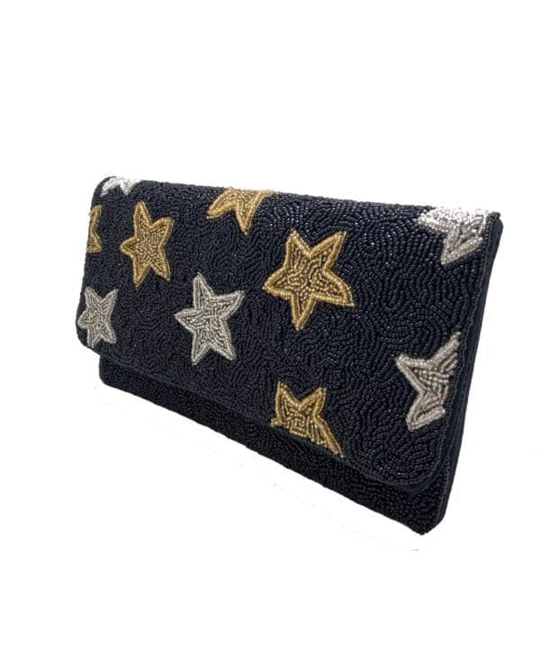 Stars Beaded Clutch.