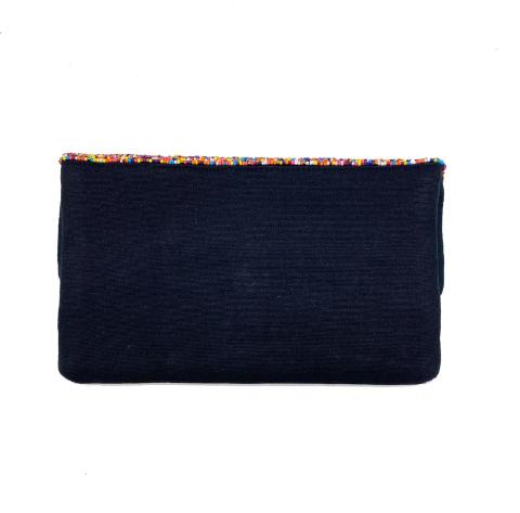Multi Color Evil Eye Beaded Clutch.