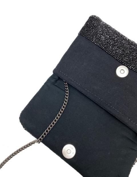 Smile Mini Beaded Clutch.