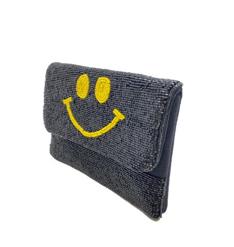Smile Mini Beaded Clutch.