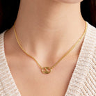 Port Mini Necklace (gold).